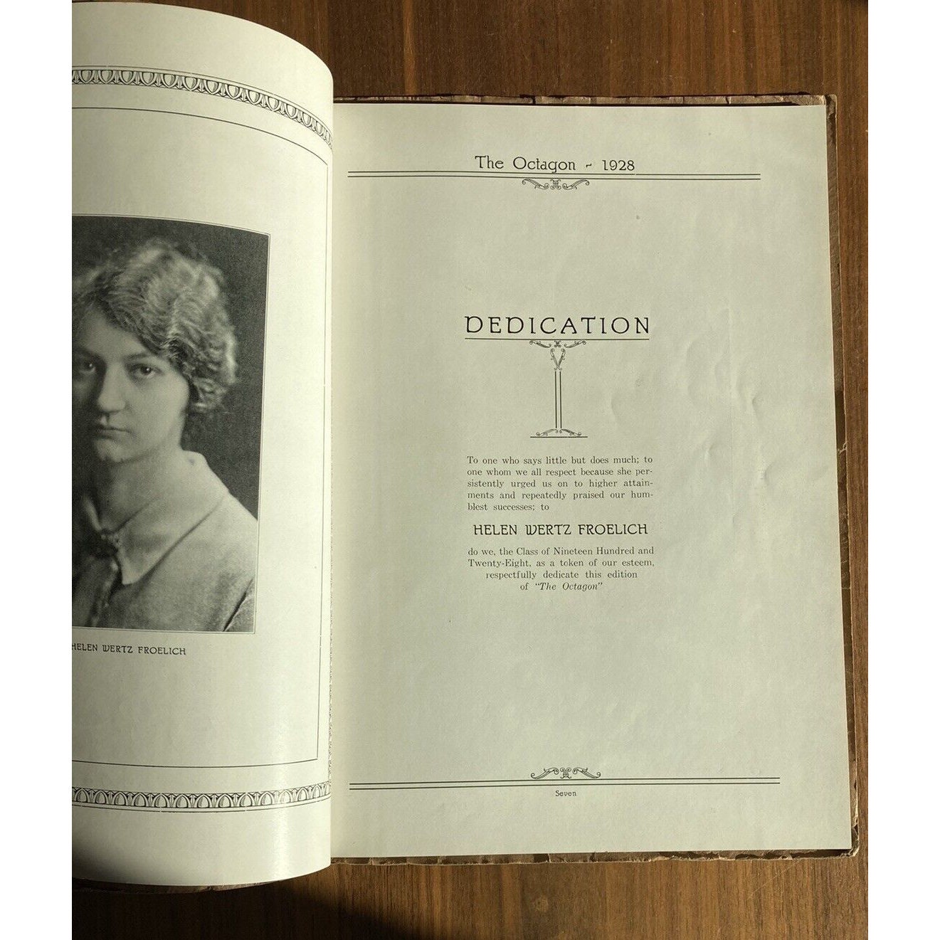 Octagon Wernersville High School Pennsylvania Yearbook 1928 Year Book