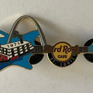 Hard Rock Cafe Guitar Pin St Louis Steamboat Pin
