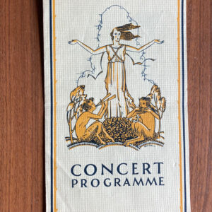 Anchor Line Cunard Concert Programme Aug 13, 1933 Transylvania Follies Ship