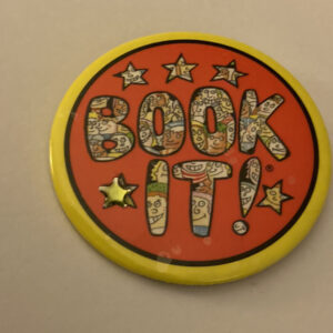Pizza Hut Book It Reading Incentive Program Button Pin