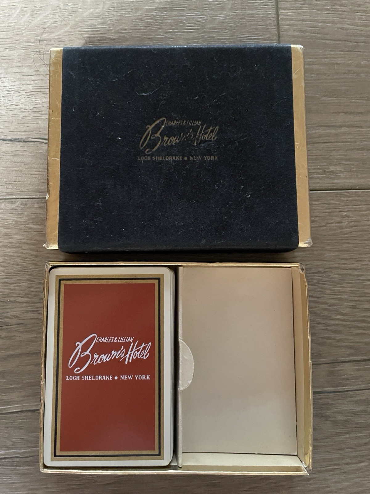 Charles & Lillian Brown's Hotel Playing Cards Deck Of Cards - Image 2