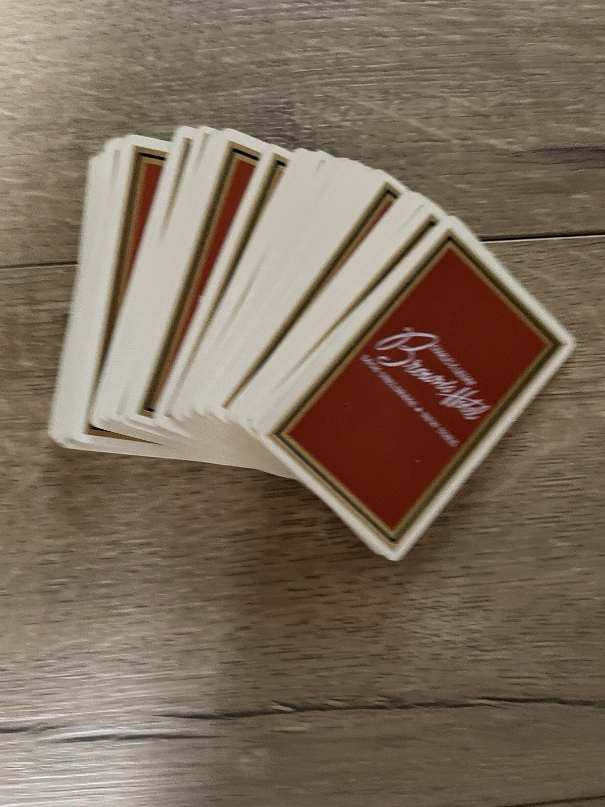 Charles & Lillian Brown's Hotel Playing Cards Deck Of Cards - Image 3