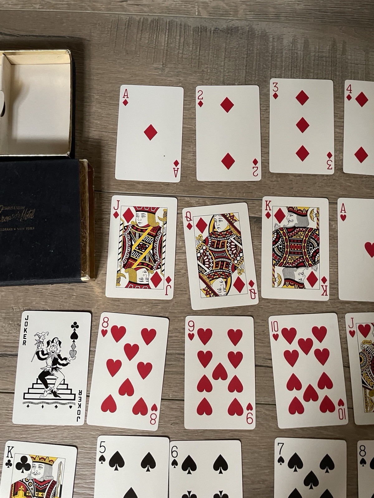 Charles & Lillian Brown's Hotel Playing Cards Deck Of Cards - Image 7