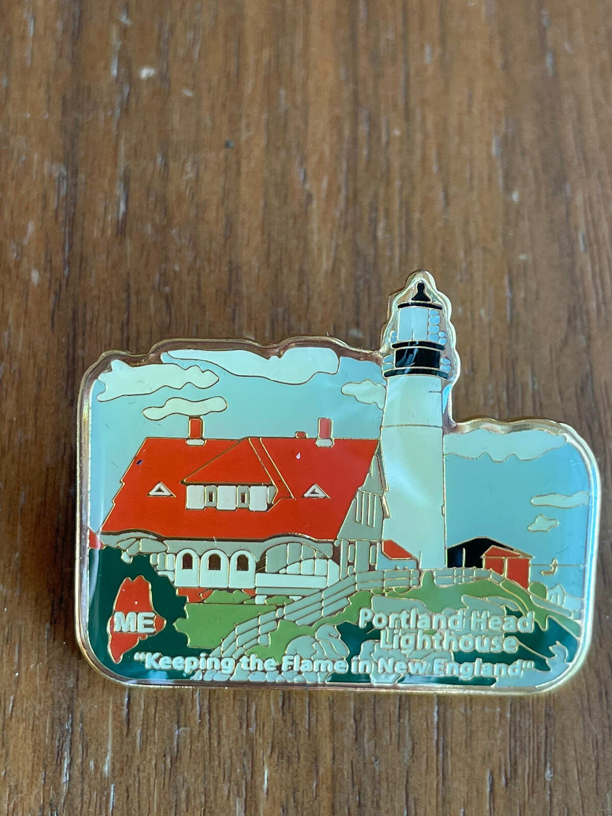 Portsmouth Harbor Keeping The Flame Alive In New England Lighthouse Pin - Image 2