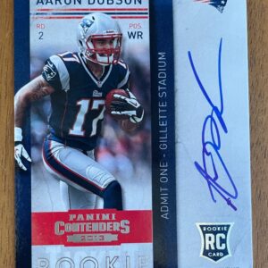 2013 Panini Contenders Aaron Dobson #201 RC Autograph Football Card Rookie