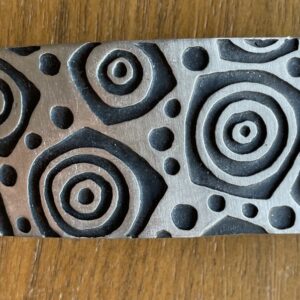 Urban Fetishes Spiral Inside Squares Design Hair Clip Vintage 1998