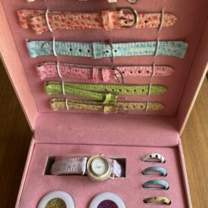 Women's Luis Cardini Watch Set With Six Extra Watch Bands & Extra Faces