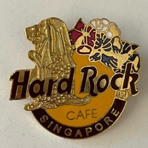 Hard Rock Cafe Singapore Pin Flowers