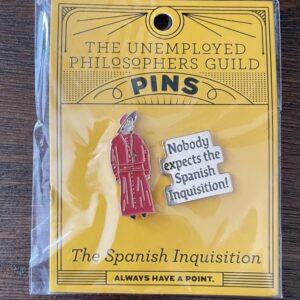 The Unemployed Philosophers Guild Pins The Spanish Inquisition Pin Set