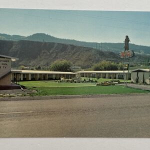 Davy Crockett Motels Kamloops BC Canada Postcard