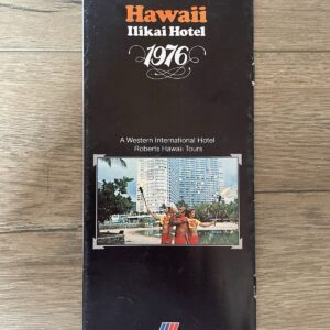 Hawaii lliakai Hotel 1976 United Airlines Brochure Travel Pamphlet