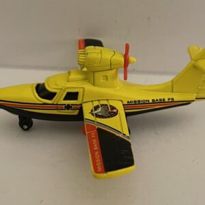 Matchbox Mission Base F5 Airplane Diecast Yellow Plane