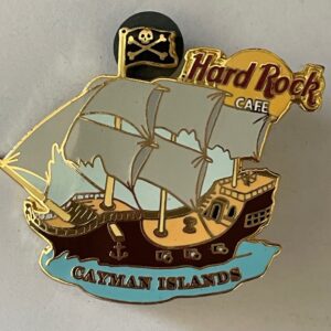 Hard Rock Cafe Ship Pin Cayman Islands Pin