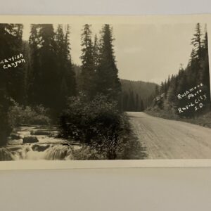 Spearfish Canyon Rapid City South Dakota Postcard RPPC