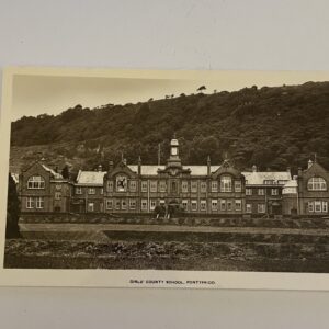 Girls' County School Pobtypridd Postcard RPPC