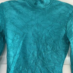 Contempo Casuals Green Top Shirt Vintage 90s Juniors Women's