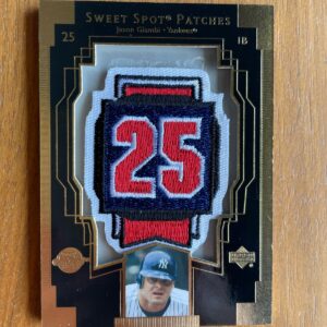2003 Upper Deck Sweet Spot Patch Jason Giambi #JG1 Patch