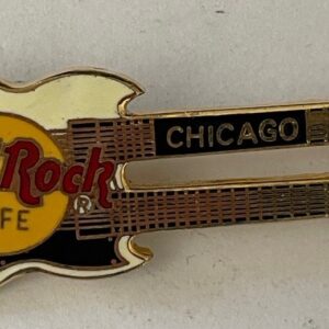 Hard Rock Cafe Guitar Pin  Chicago Pin Hard Rock Cafe Pin