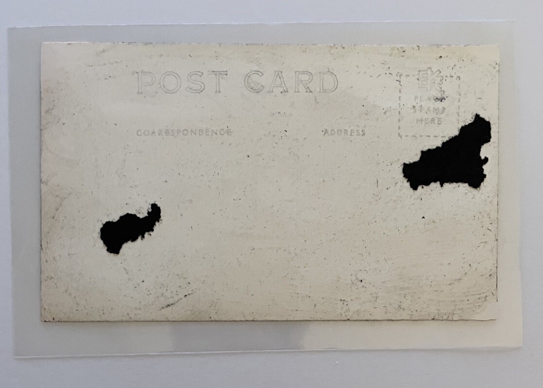 Farmers Market 3rd Fairfax Los Angeles California Postcard RPPC Old Car Trimmed - Image 2