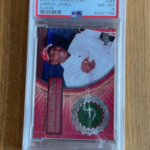 2003 U.D. Hardcourt LeBron James #LB4 Floor Patch PSA 8 Graded Card