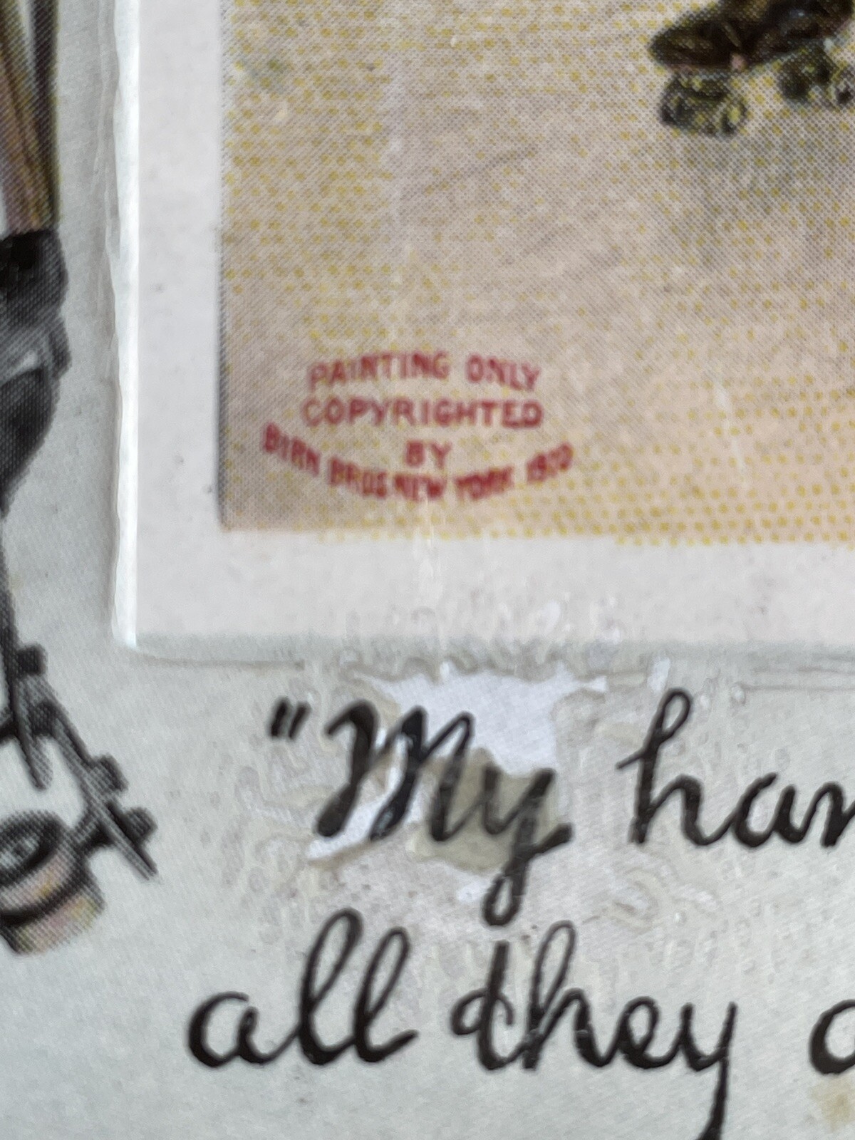 Roller Skating Couple Postcard Romance My Hands Are Engaged Birns Brothers - Image 3