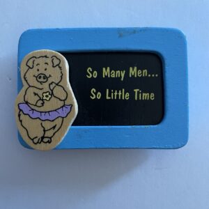 So Many Men So Little Time Pig Magnet
