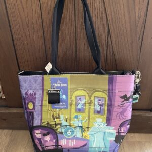 Harveys Disneyland Haunted Mansion 50th Anniversary  SHAG Seatbelt Bag Purse