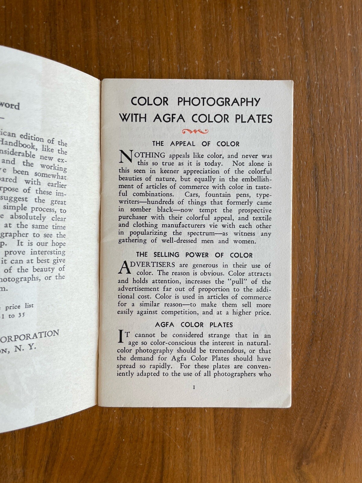 Agfa Color Plates Booklet Vintage - Image 2