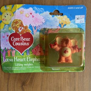 Kenner Care Bears Cousins Lotsa Heart Elephant Miniature Figure 1985 NOS