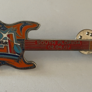 Hard Rock Cafe Guitar Pin Super Bowl XLI  2-4-07 South Florida Pin