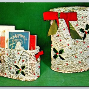 Christmas Corral Postcard National Handcraft Advertising Postcard