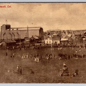 Fort Field Prescott Ontario Canada Postcard People In Vintage Clothing
