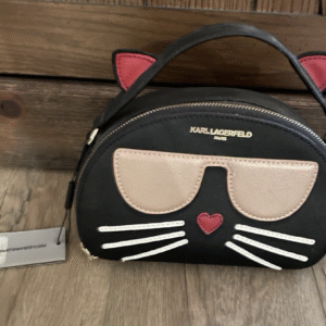 Karl Lagerfeld Maybelle Choupette Cat Top Handle Crossbody Bag Purse Handbag
