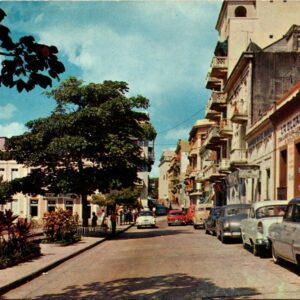 Old San Francisco Street San Juan Puerto Rico Postcard