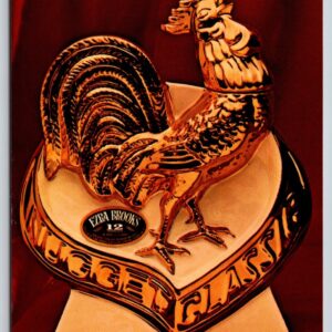 Rooster Decanter Ezra Brooks Postcard Advertising Postcard