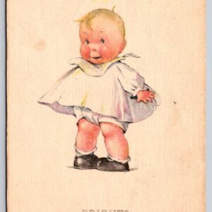 Bright? Well You Just Ought To See Our Child Postcard