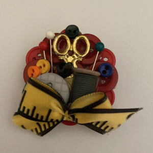 Sewing Pin Sewing Buttons Pin Brooch