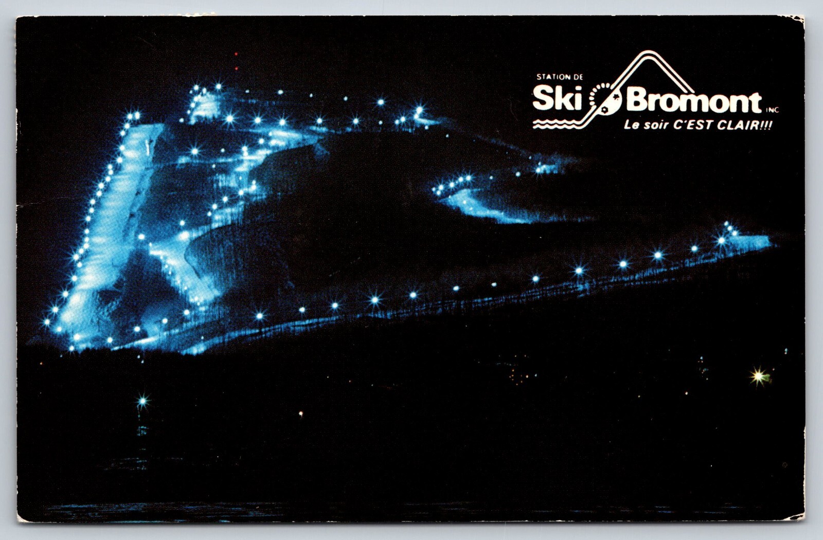 Ski Bromont Le Sori C'est Clair Postcard