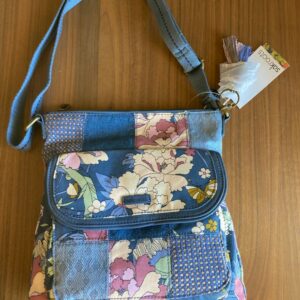 Sak Roots Floral Flower Power By Joshua Davis Purse Bag NWT