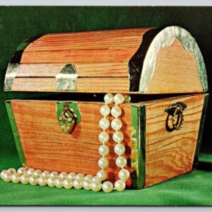 The Treasury Pirate's Chest Postcard National Handcraft Advertising Postcard
