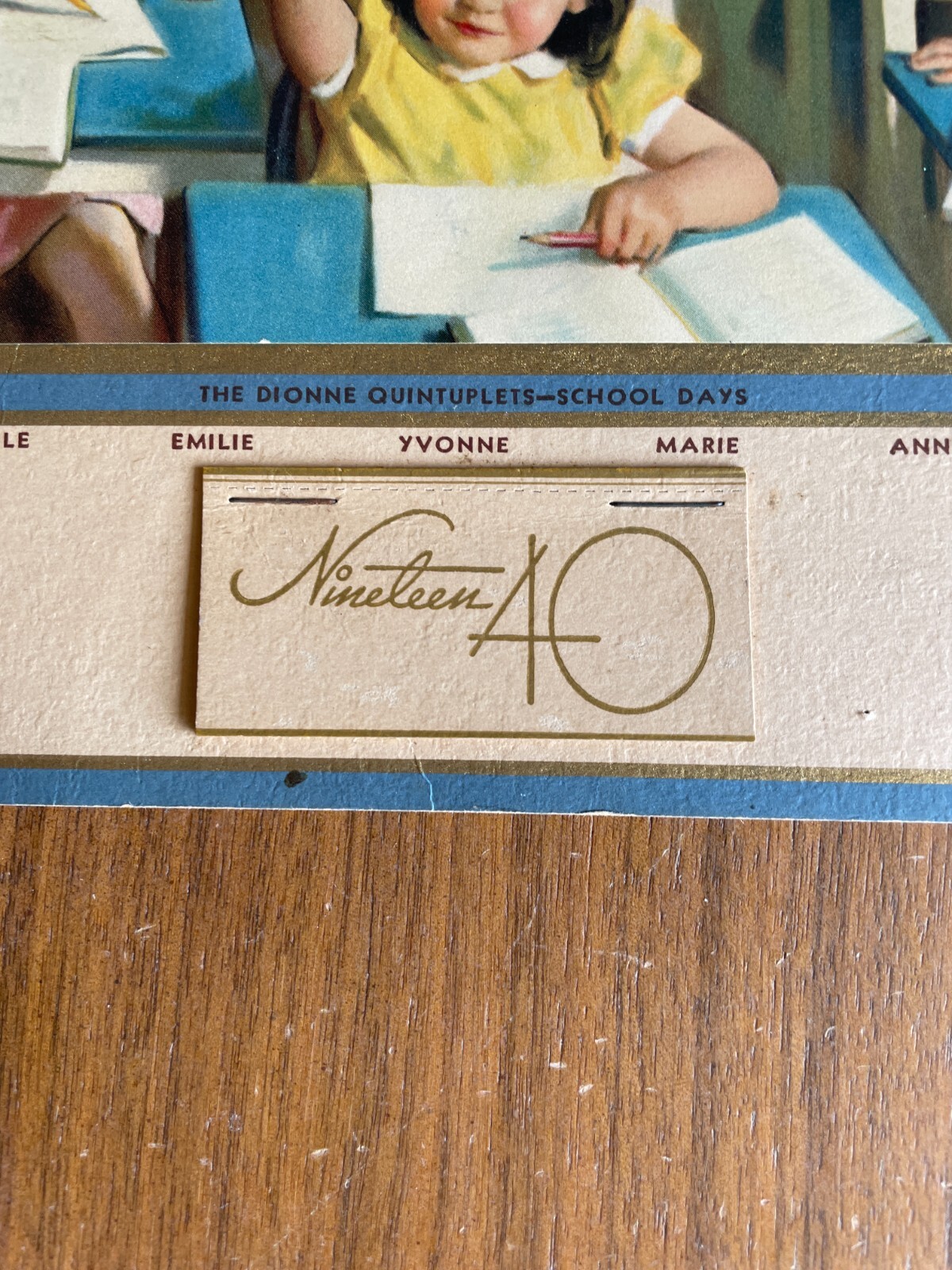 Dionne Quintuplets School Days Calendar Harrisburg Diaries 1940 Pennsylvania - Image 8