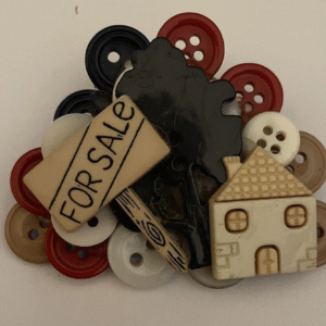 For Sale Pin Real Estate Buttons Pin Brooch Realtor Pin