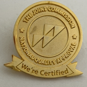The Joint Commission National Quality Approval We're Certified Pin