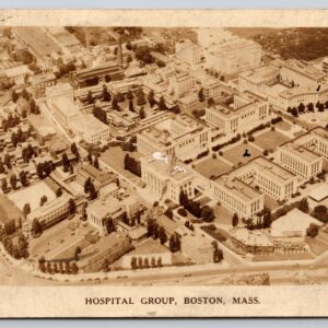 Hospital Group Boston Massachusetts Postcard