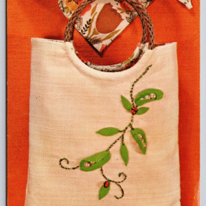 Vinetime Handbag Postcard National Handcraft Advertising Postcard