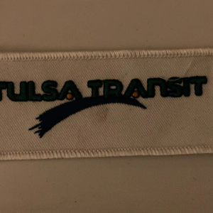 Tulsa Transit Patch Embroidered Badge