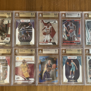 Basketball Card Lot Of  10 Graded BGS Kyrie Kuzma Luka De'Aaron Tatum Ball