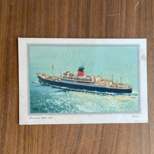 White Star Line Abstract Of The Log Of The Cunard White Star R.M.S. Media 1947