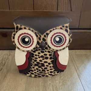 Kate Spade Blinx 3D Owl Crossbody Purse Bag Handbag