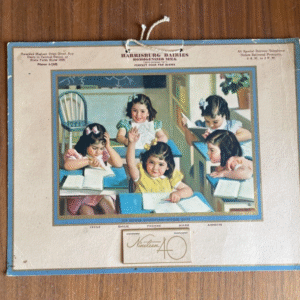 Dionne Quintuplets School Days Calendar Harrisburg Diaries 1940 Pennsylvania